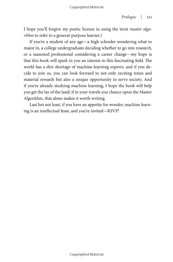 the master algorithm