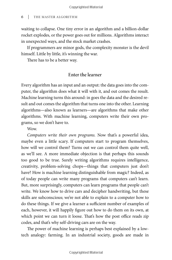 the master algorithm