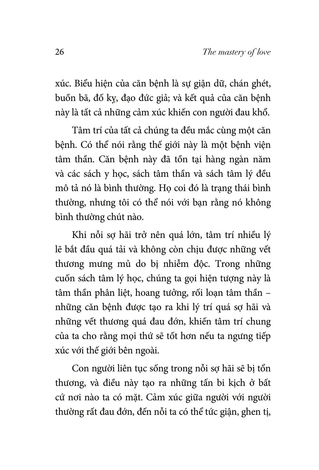 the mastery of love - những chỉ dẫn để làm chủ trái tim