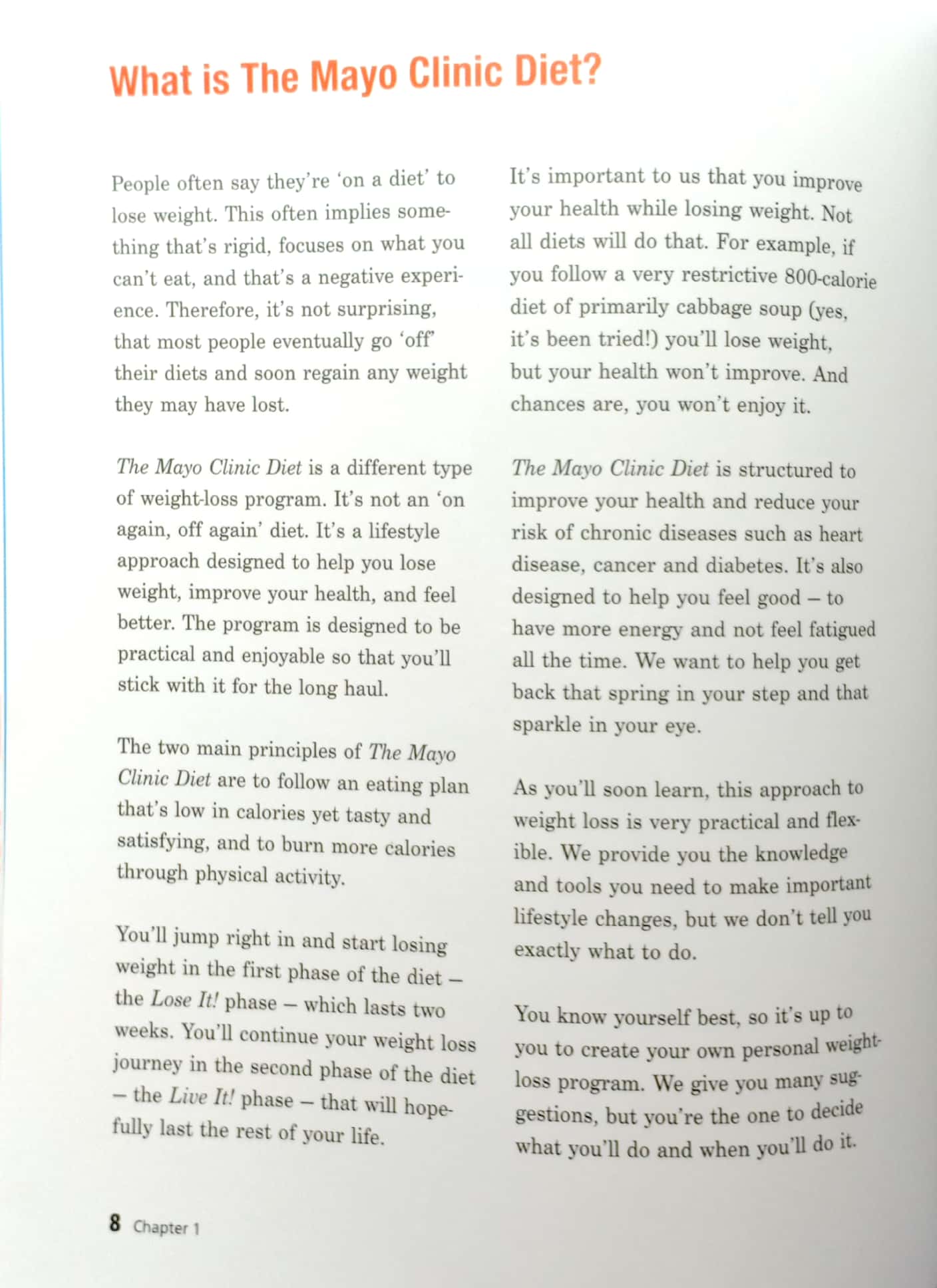 the mayo clinic diet, 2nd edition