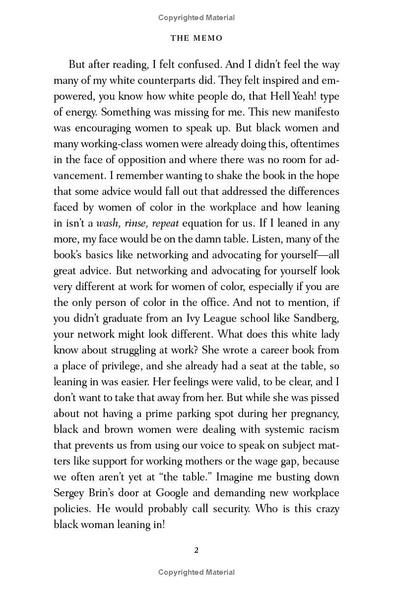 the memo : what women of color need to know to secure a seat at the table