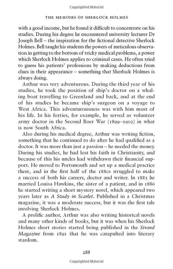 the memoirs of sherlock holmes: illustrated by david mackintosh (alma junior classics)