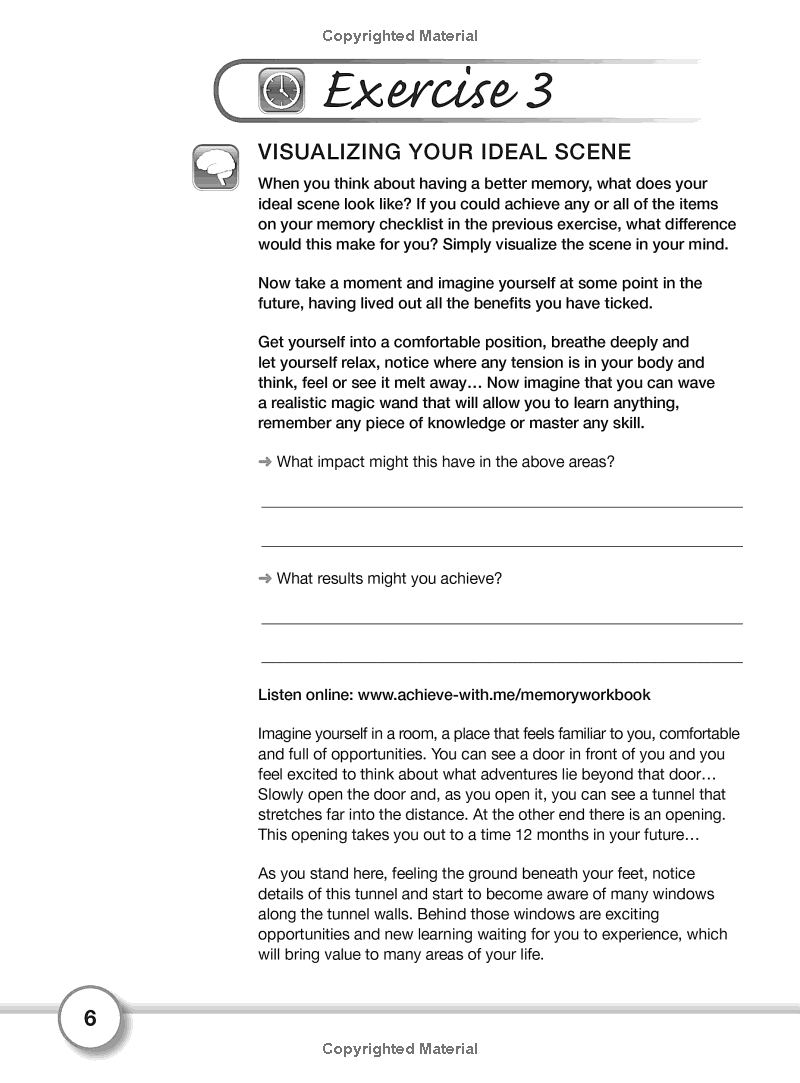 the memory workbook (teach yourself)