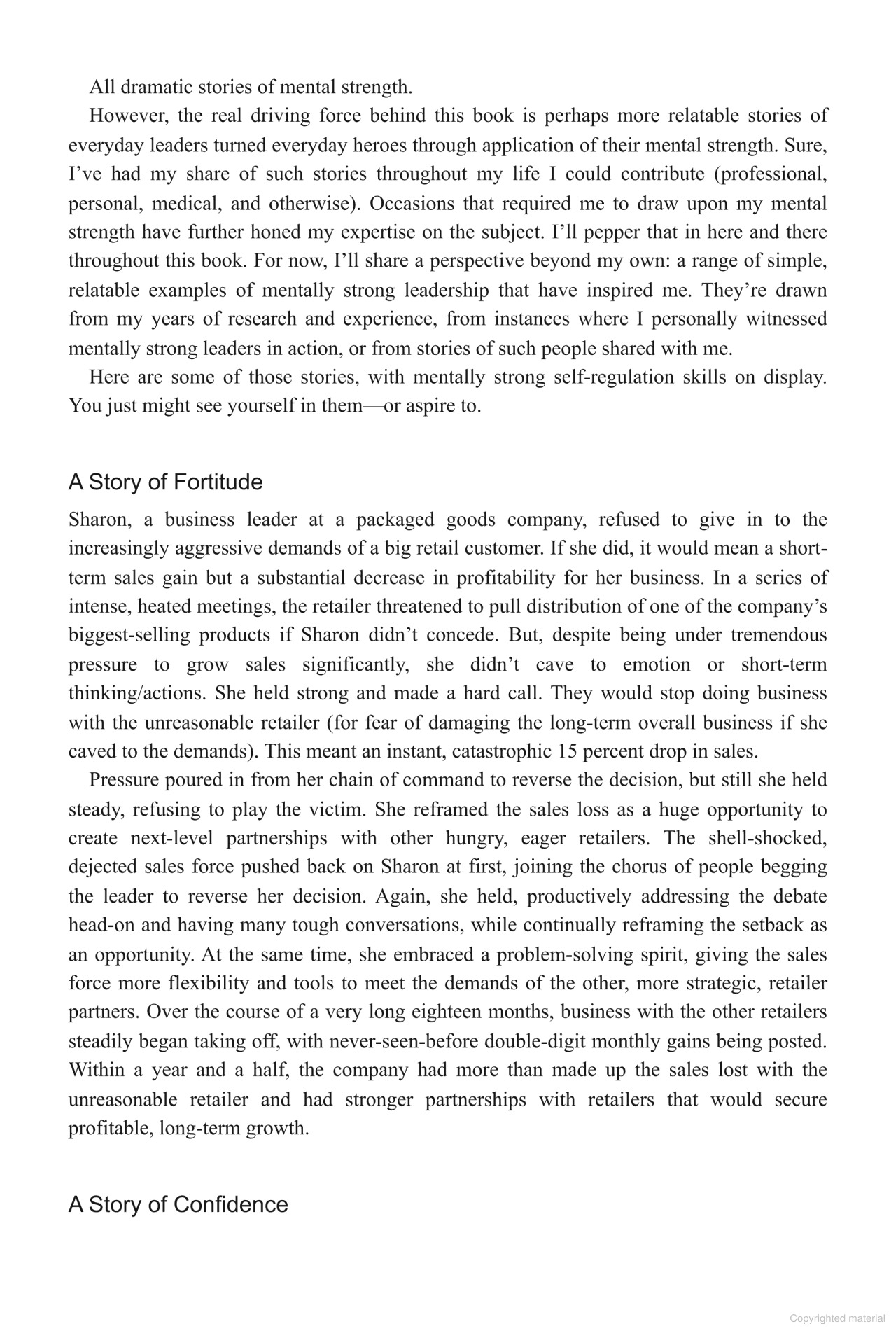 the mentally strong leader