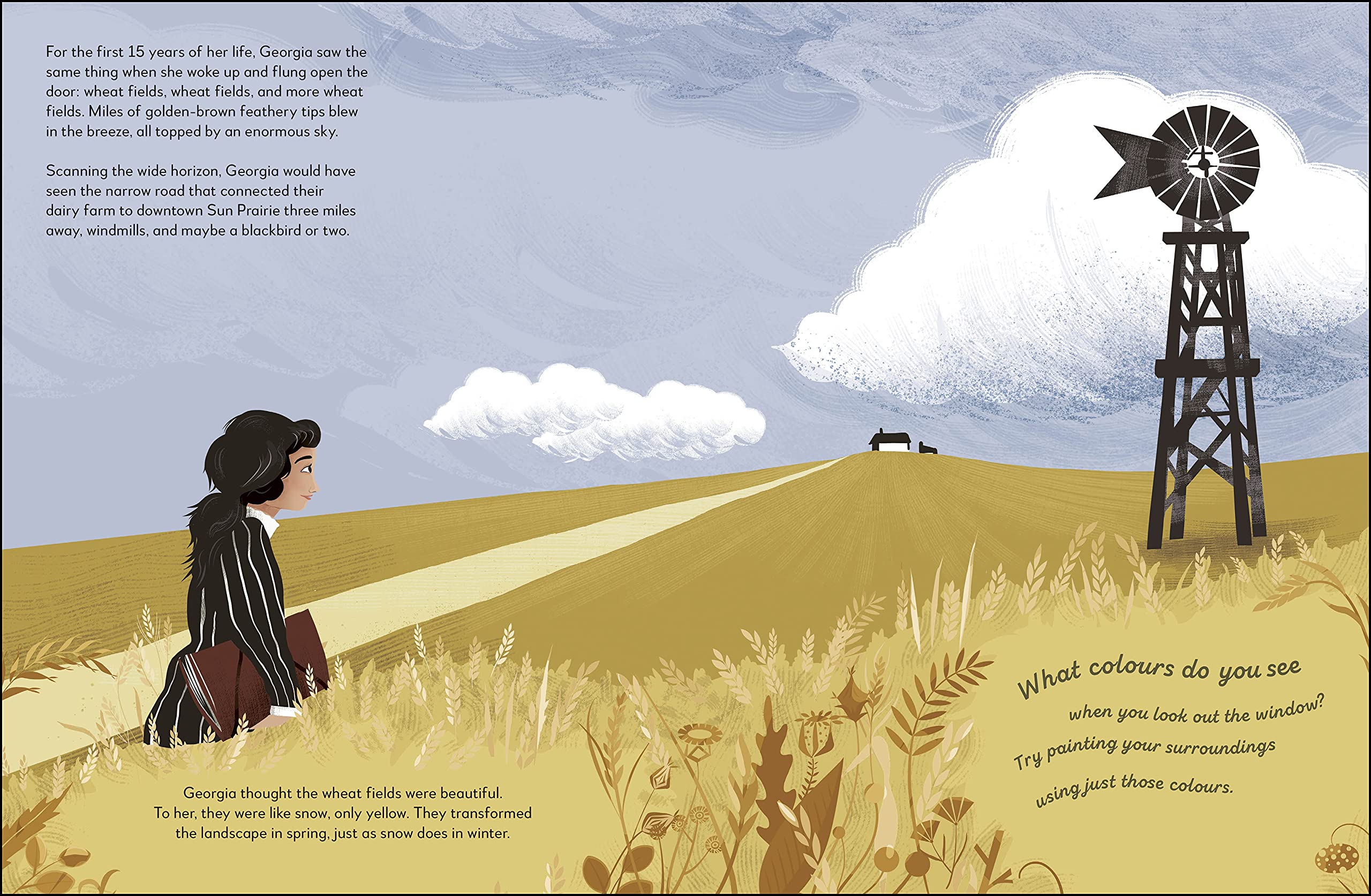 the met georgia o'keeffe: she saw the world in a flower (what the artist saw)