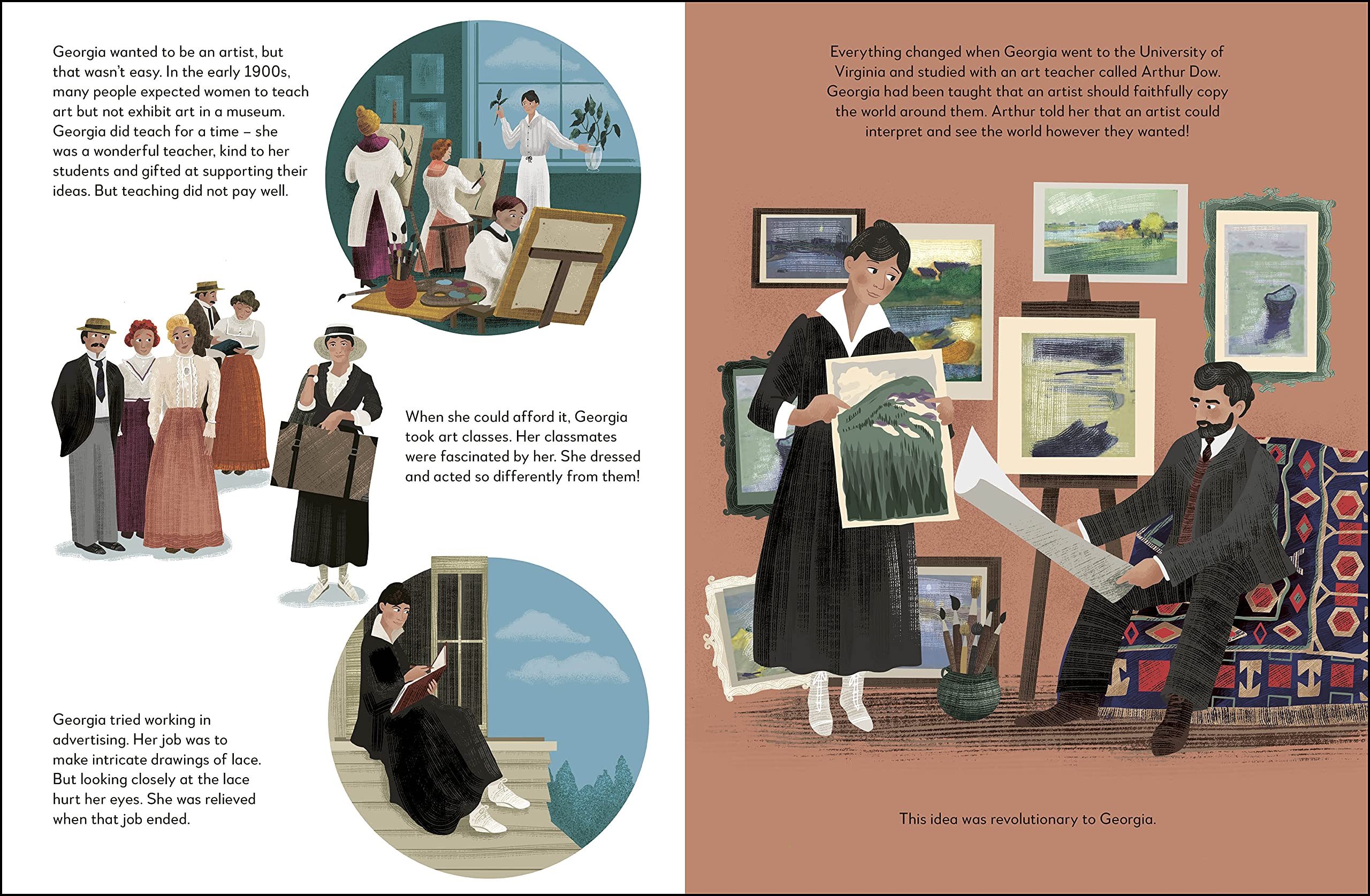 the met georgia o'keeffe: she saw the world in a flower (what the artist saw)