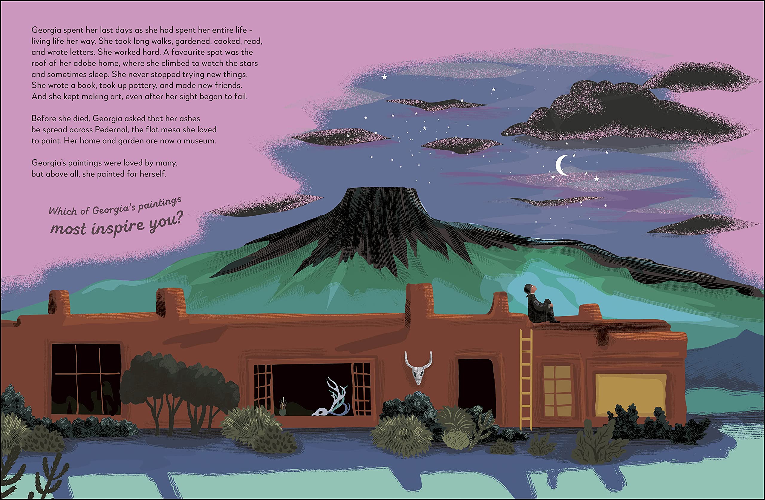 the met georgia o'keeffe: she saw the world in a flower (what the artist saw)