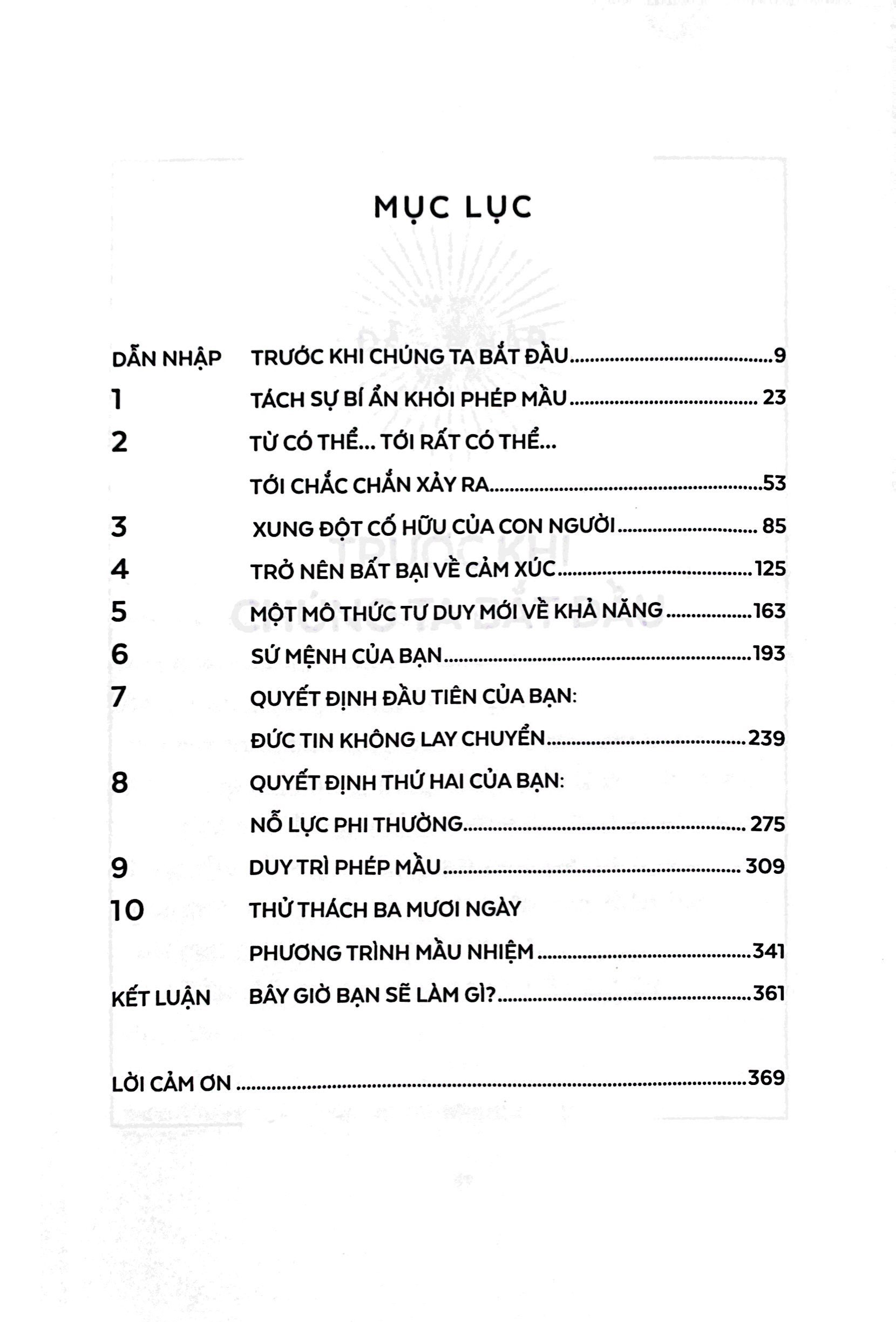 the miracle equation - phương trình mầu nhiệm