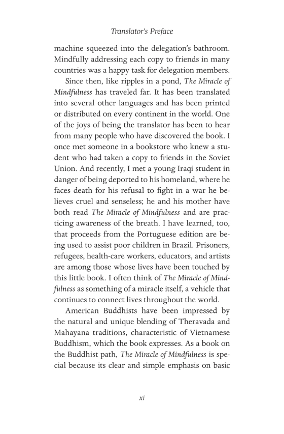 the miracle of mindfulness, gift edition: an introduction to the practice of meditation