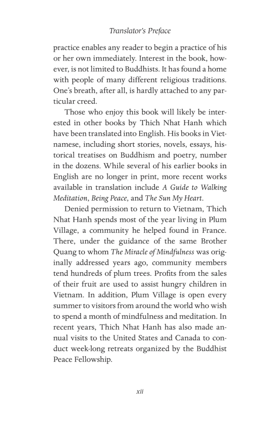 the miracle of mindfulness, gift edition: an introduction to the practice of meditation