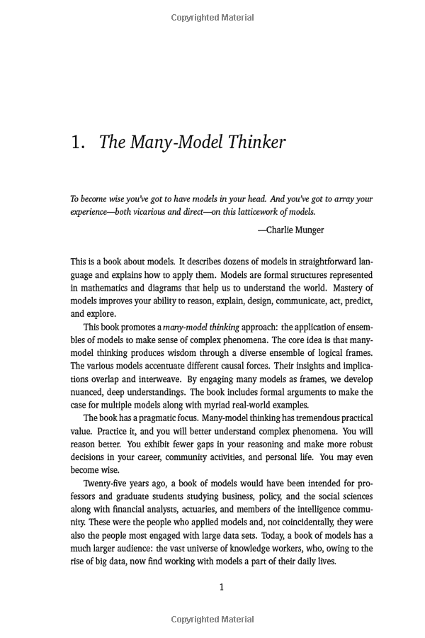 the model thinker