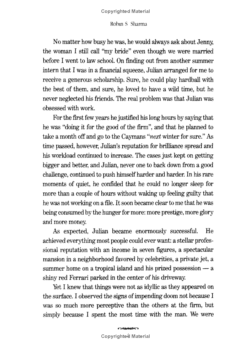 the monk who sold his ferrari: a fable about fulfilling your dreams and reaching your destiny