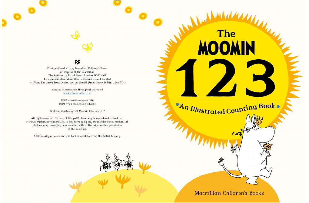 the moomin 123: an illustrated counting book