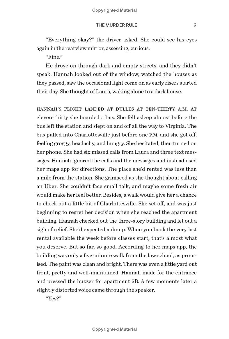 the murder rule : no one is innocent in this story