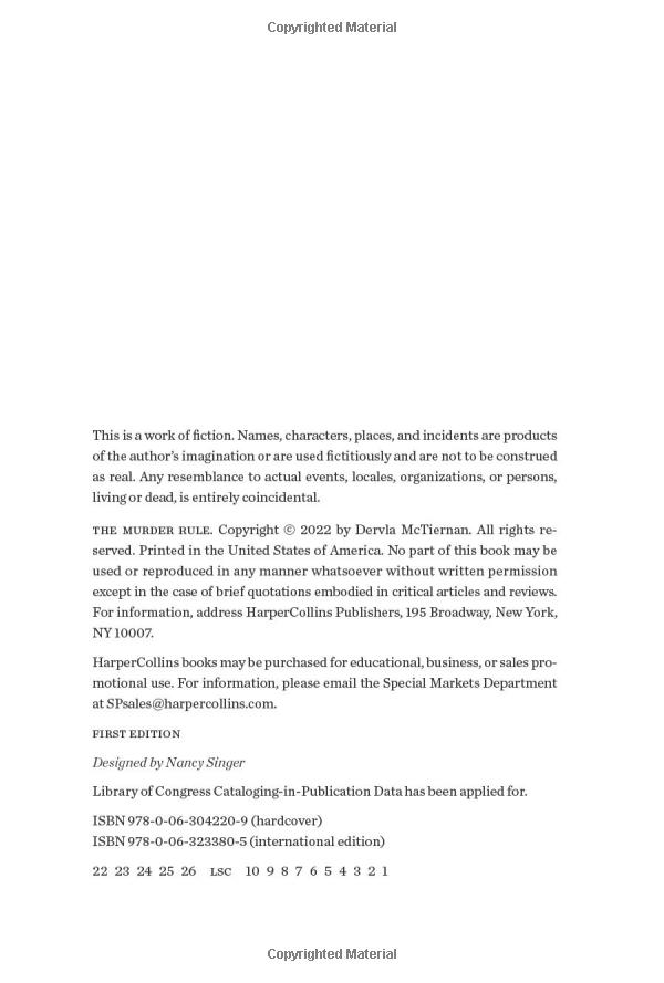 the murder rule : no one is innocent in this story