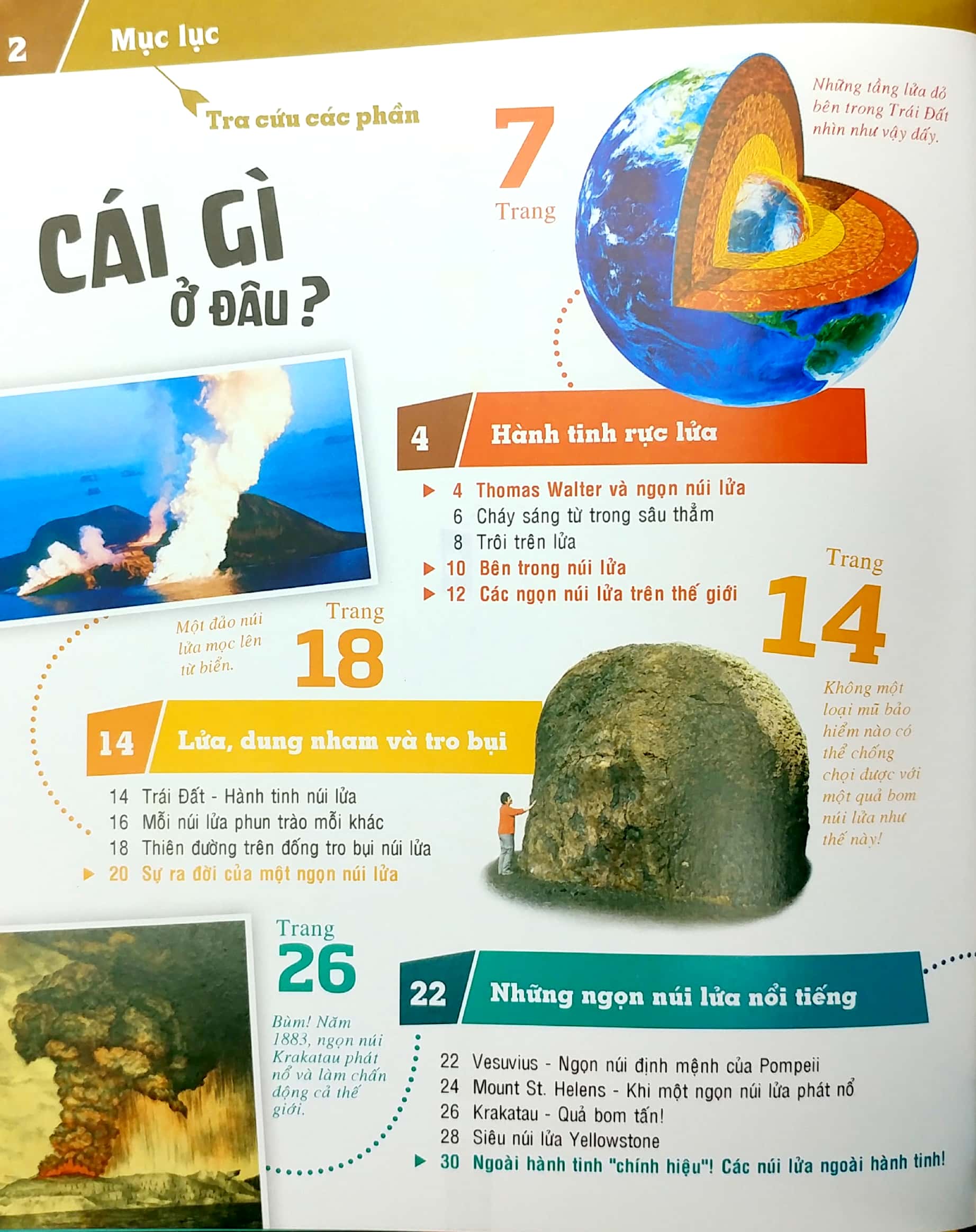 thế nào và tại sao - núi lửa - lửa từ lòng đất - bìa cứng (tái bản 2023)