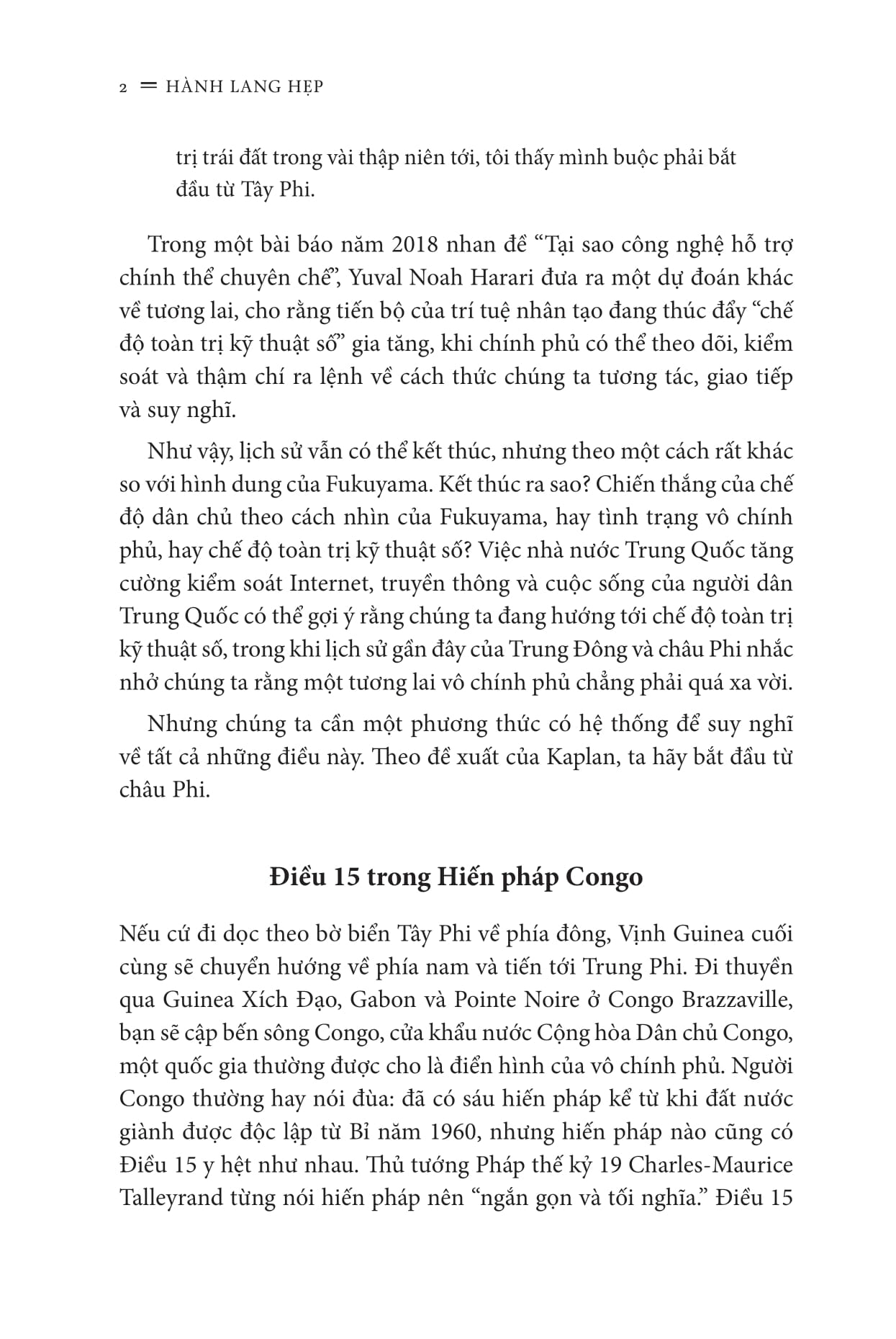 the narrow corridor - hành lang hẹp - nhà nước, xã hội, và vận mệnh của tự do