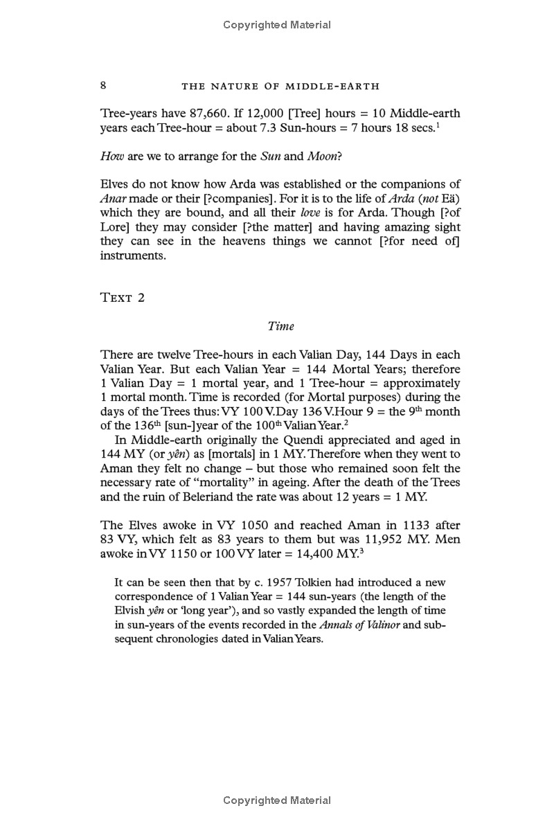 the nature of middle-earth