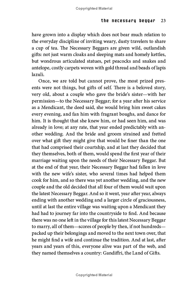 the necessary beggar