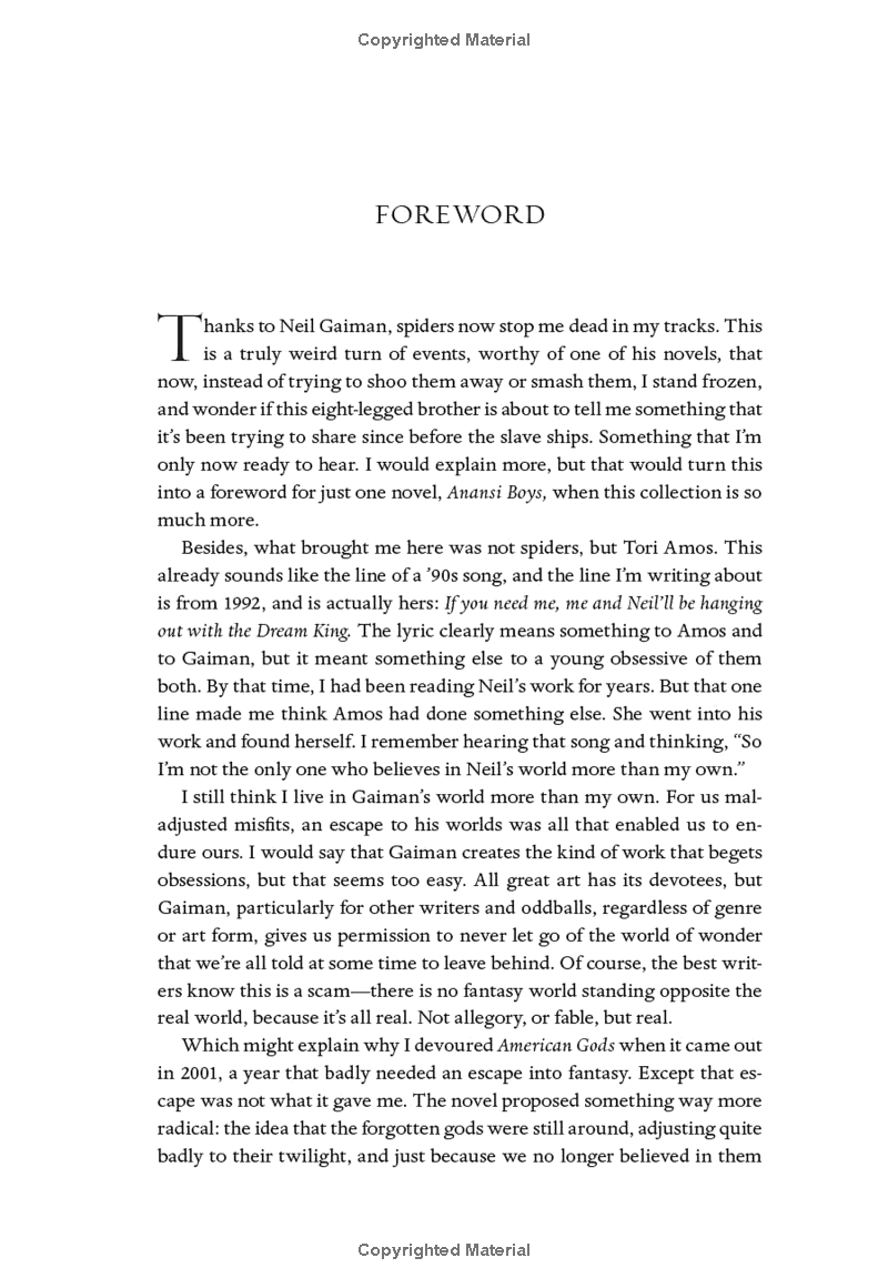 the neil gaiman reader: selected fiction