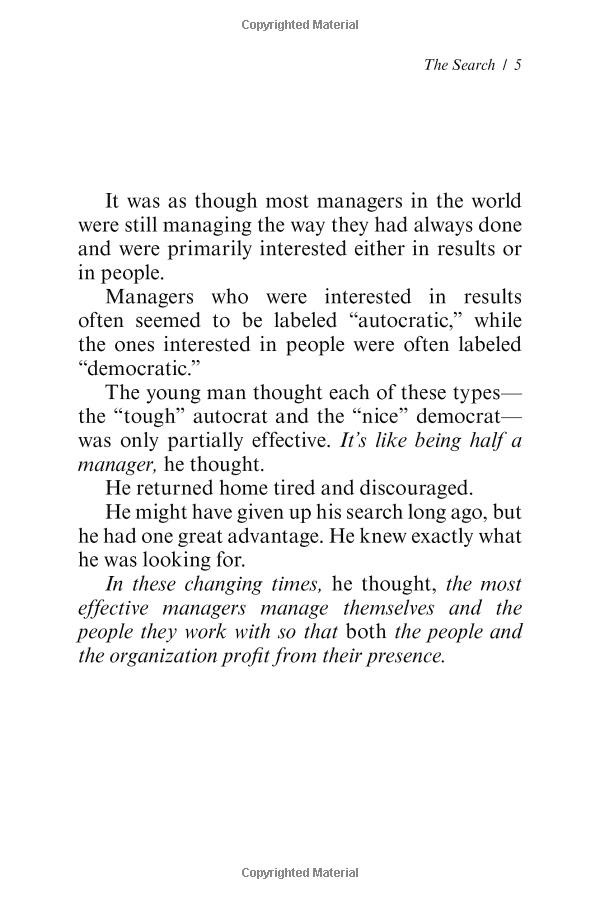 the new one minute manager