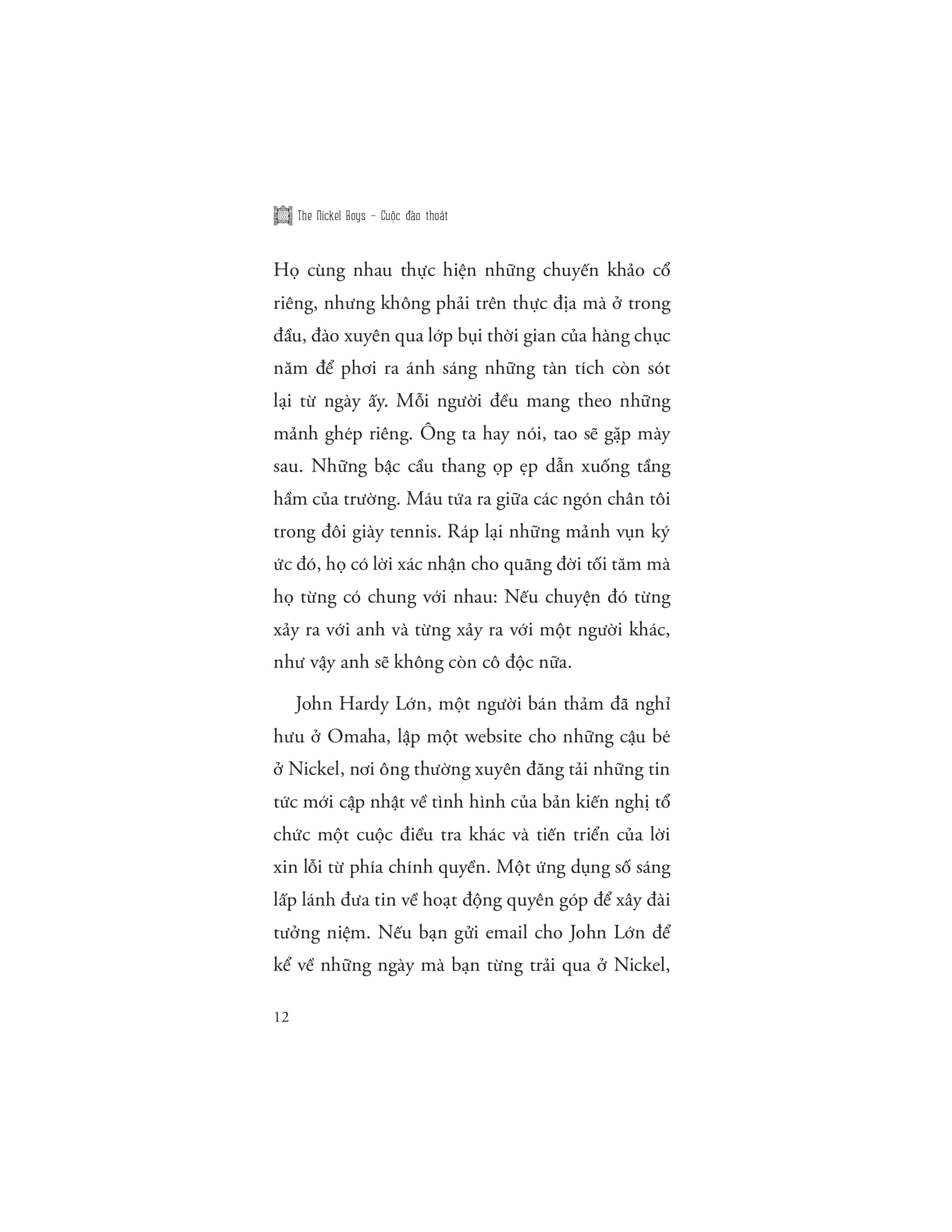 the nickel boys - cuộc đào thoát