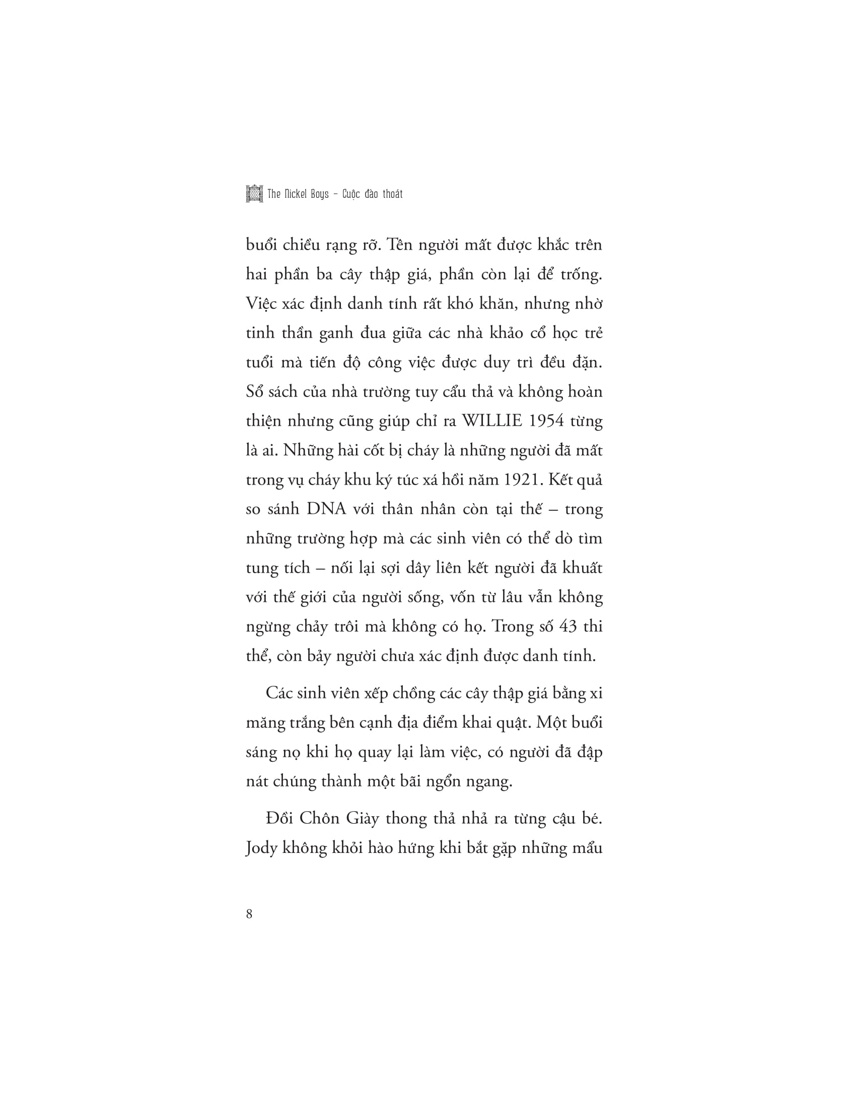 the nickel boys - cuộc đào thoát