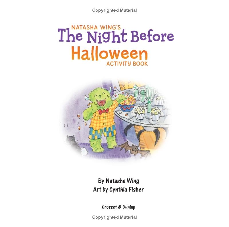the night before halloween activity book