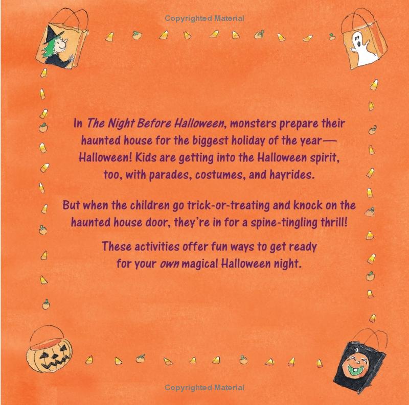 the night before halloween activity book