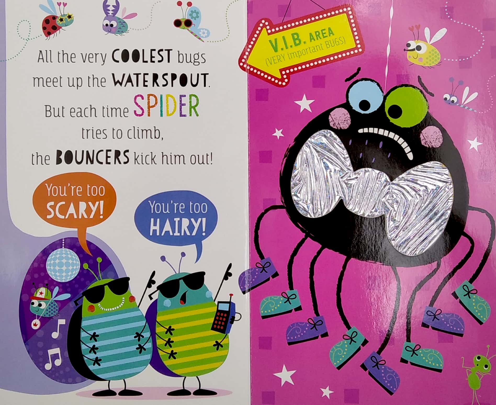 the not-so-scary hairy spider