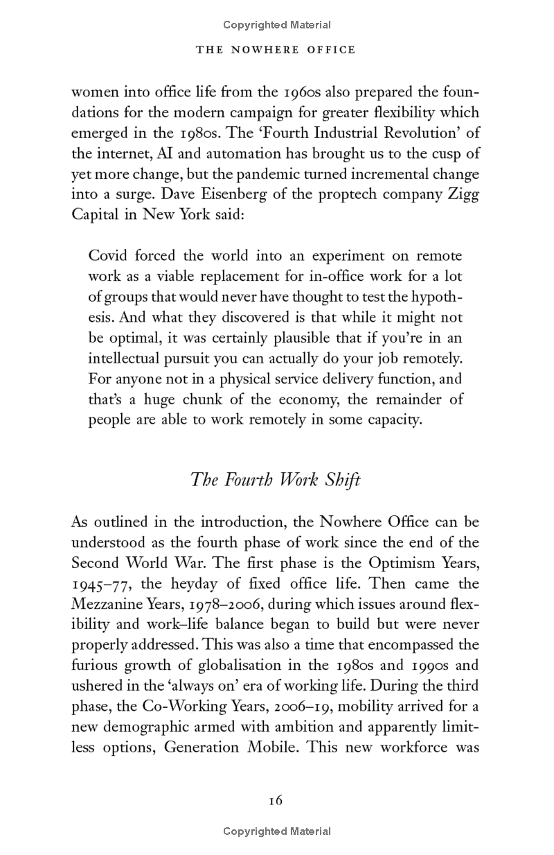 the nowhere office: reinventing work and the workplace of the future