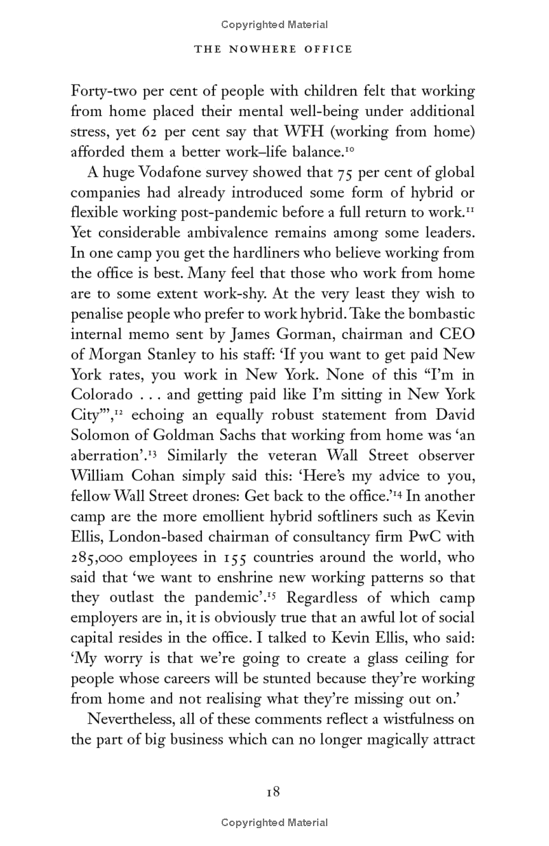 the nowhere office: reinventing work and the workplace of the future