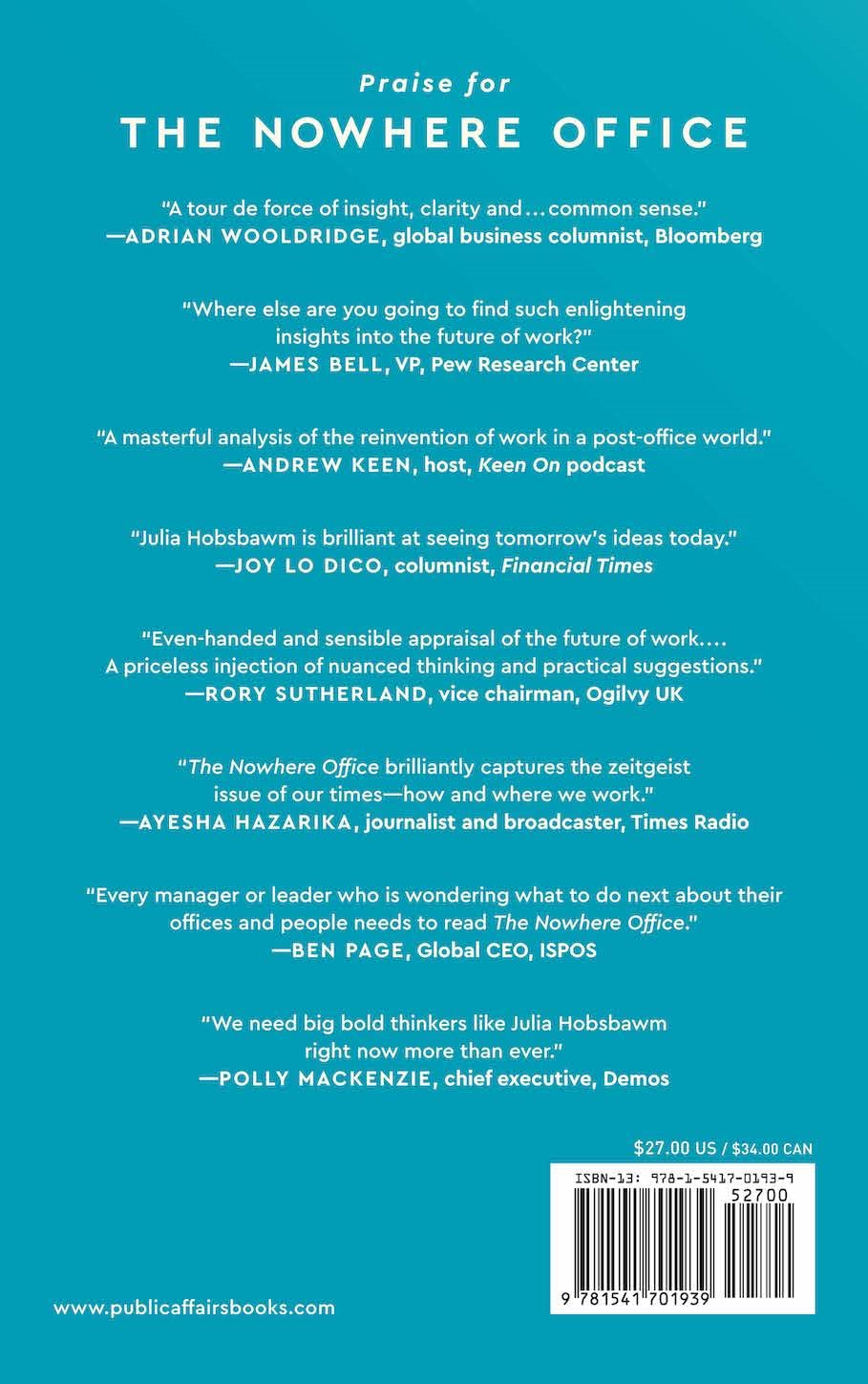 the nowhere office: reinventing work and the workplace of the future