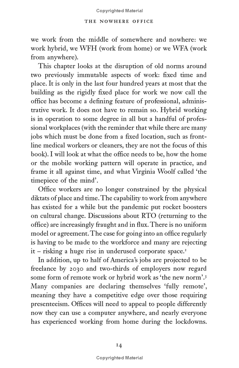 the nowhere office: reinventing work and the workplace of the future