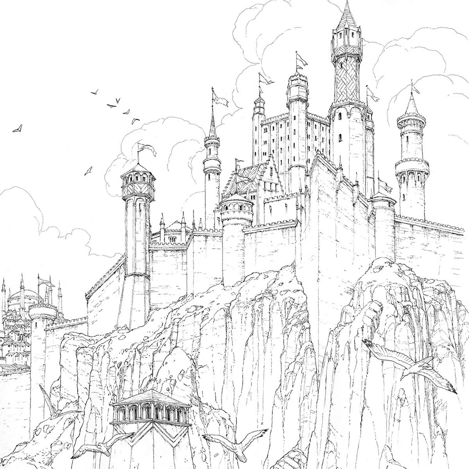 the official a game of thrones colouring book