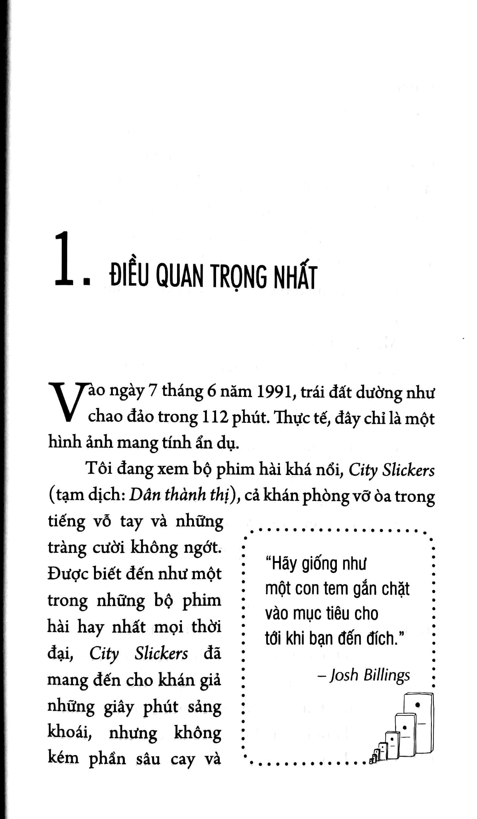 the one thing - điều ý nghĩa nhất