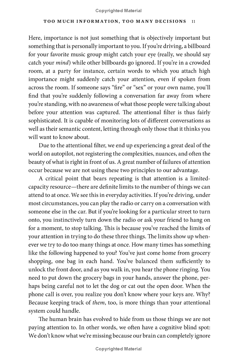 the organized mind: thinking straight in the age of information overload