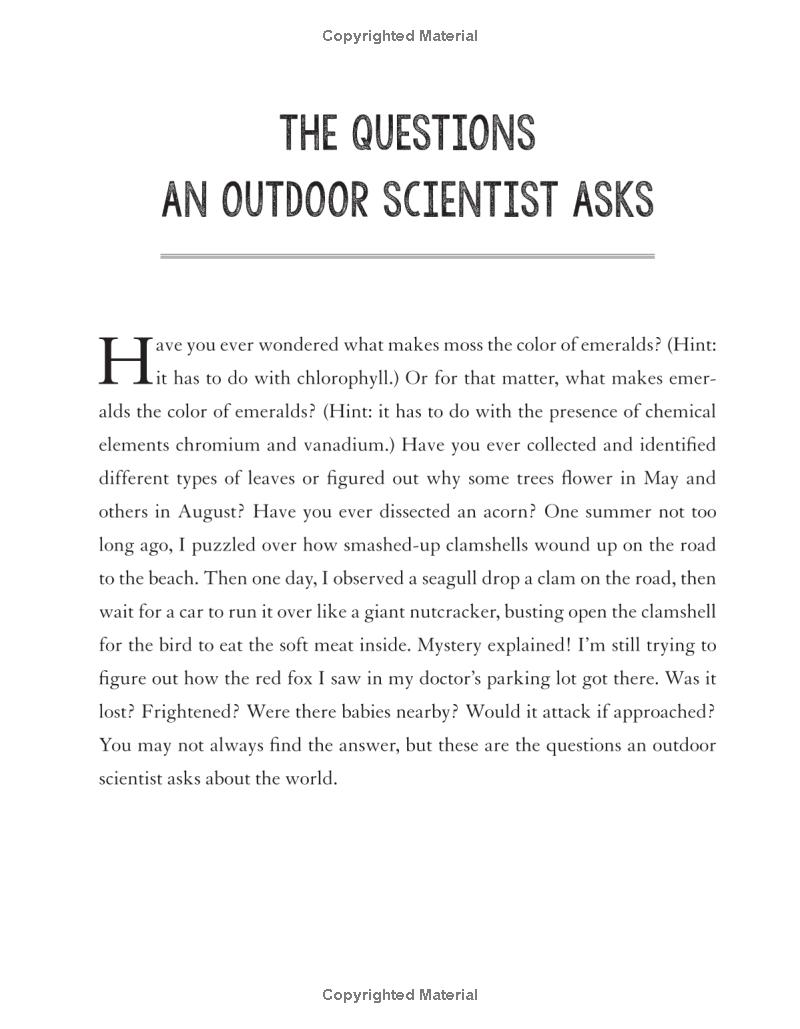 the outdoor scientist: the wonder of observing the natural world