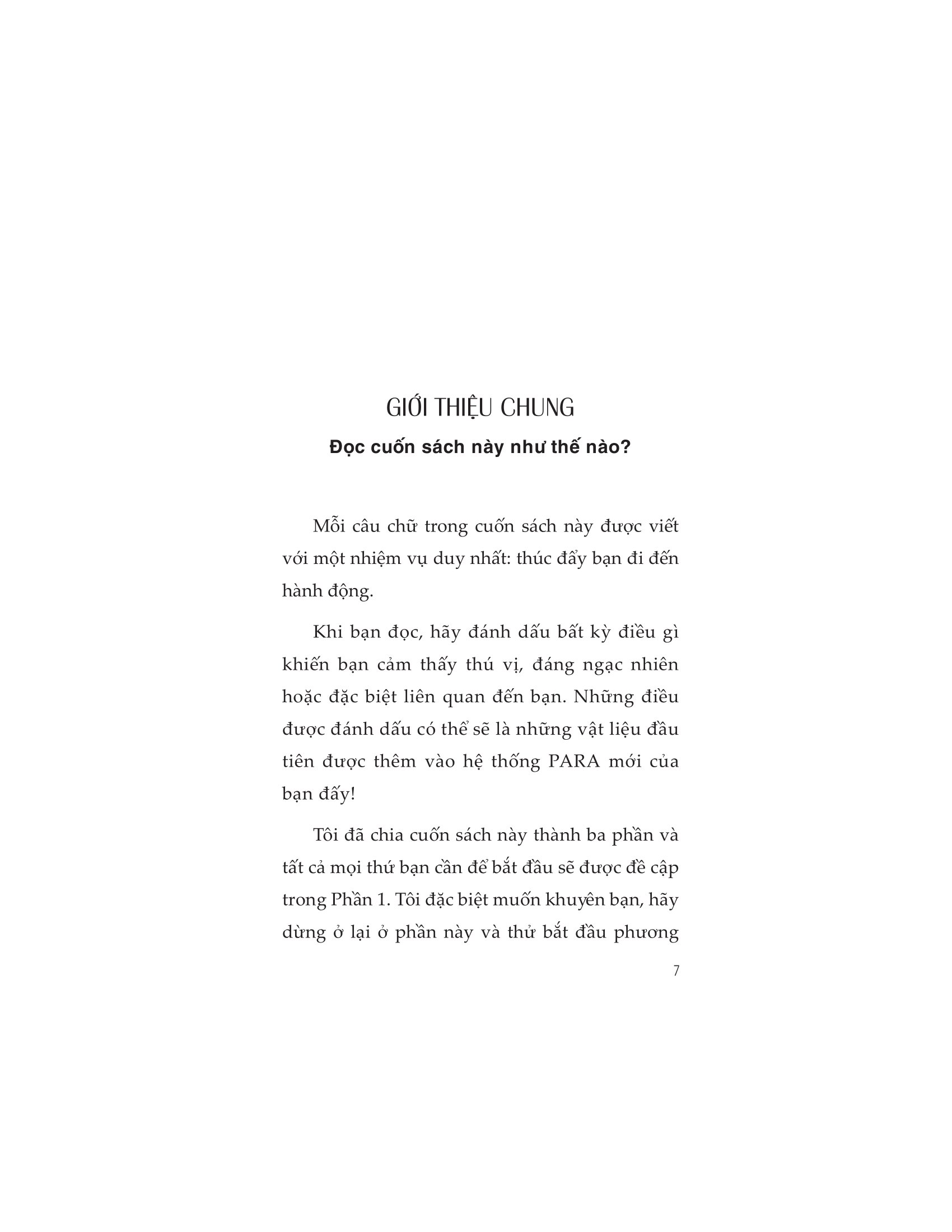 the para method - phương pháp tổ chức thông tin trong công việc