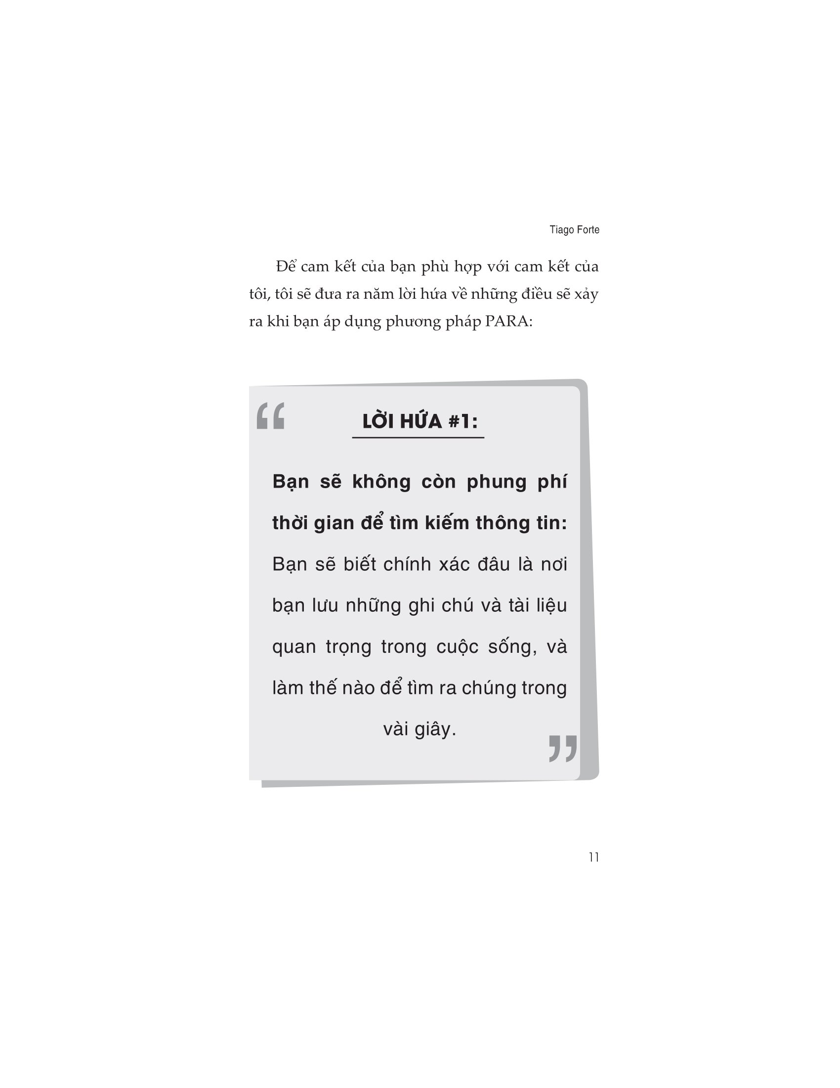 the para method - phương pháp tổ chức thông tin trong công việc