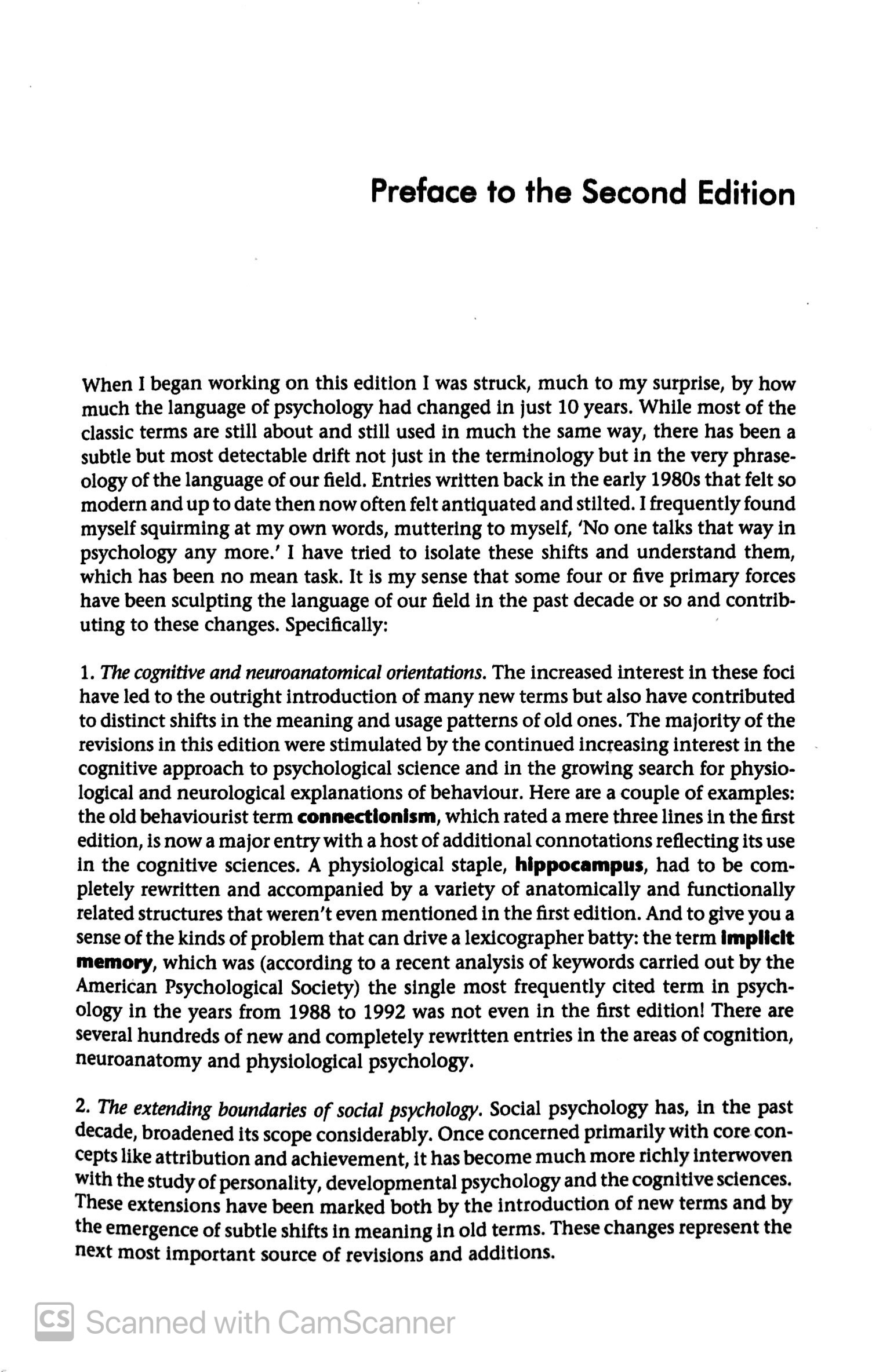 the penguin dictionary of psychology: fourth edition