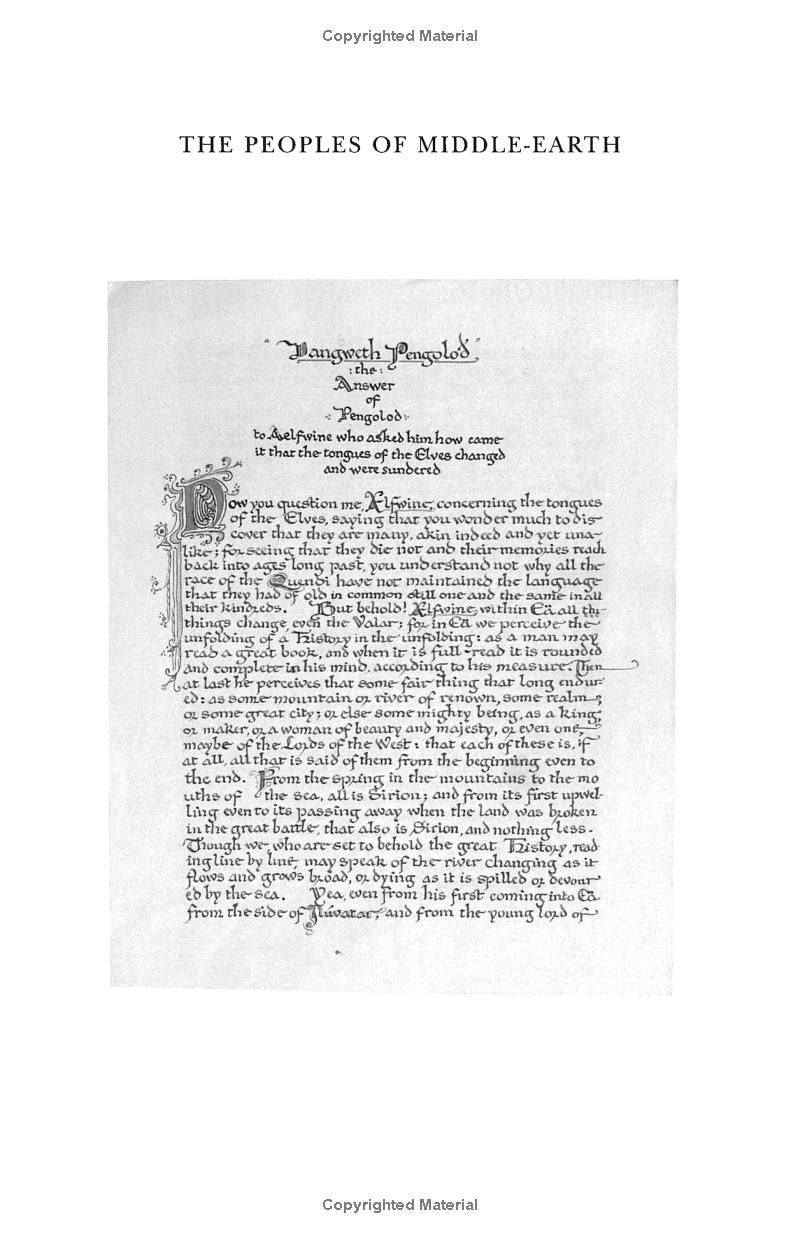 the peoples of middle-earth