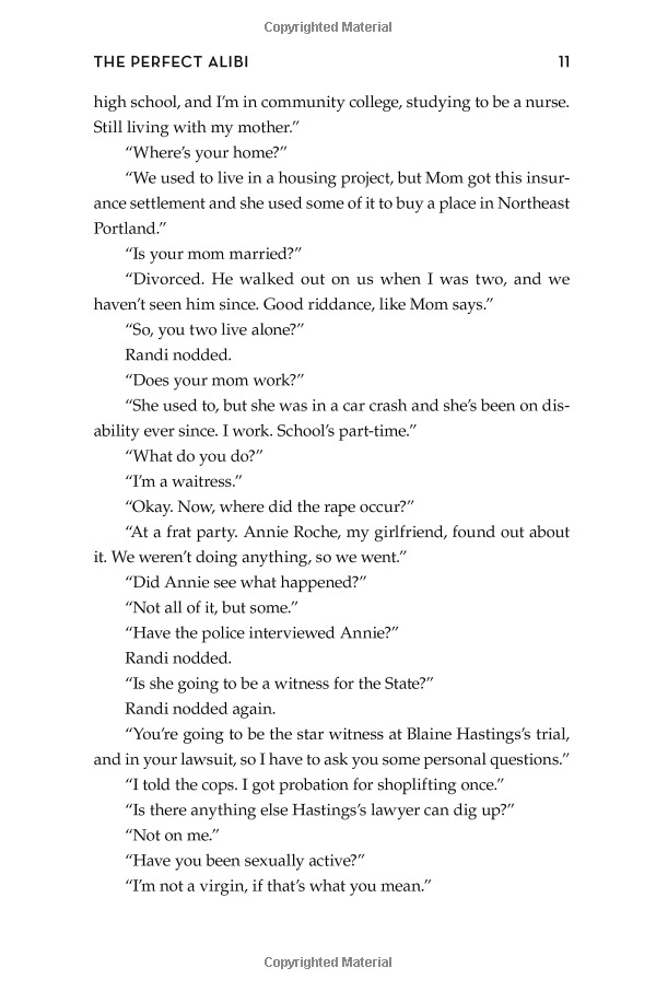 the perfect alibi: a novel (robin lockwood)