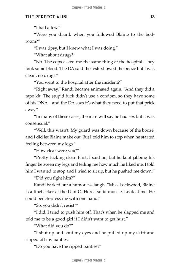 the perfect alibi: a novel (robin lockwood)