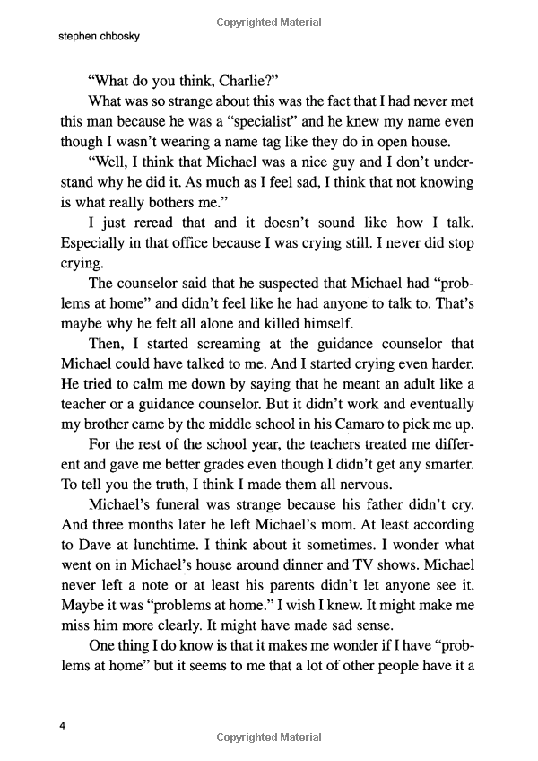 the perks of being a wallflower