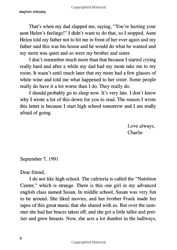 the perks of being a wallflower