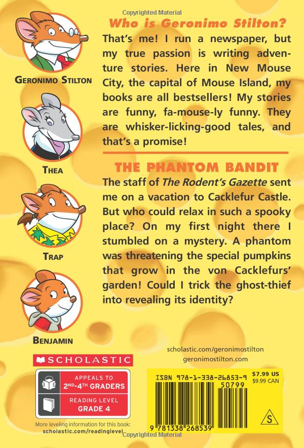 the phantom bandit (geronimo stilton #70), volume 70