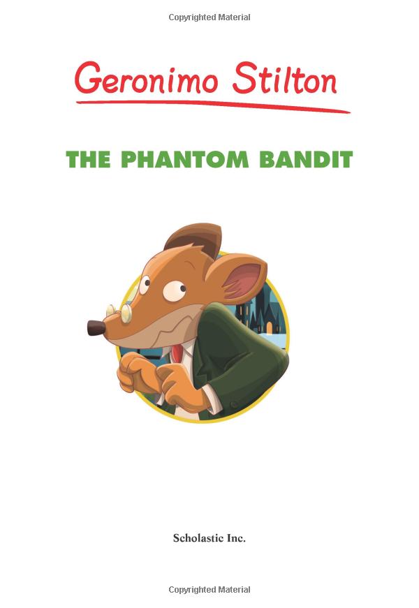 the phantom bandit (geronimo stilton #70), volume 70