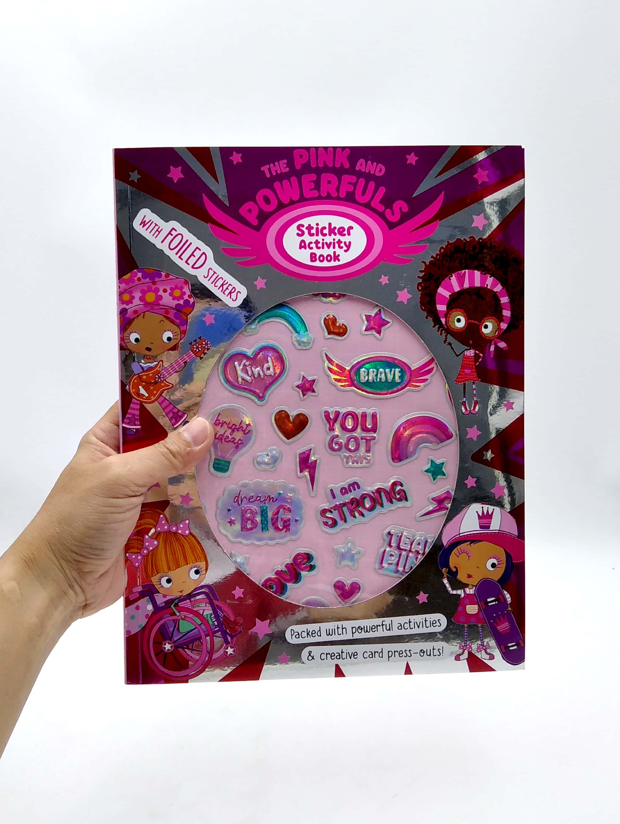 the pink and powerfuls sticker activity books
