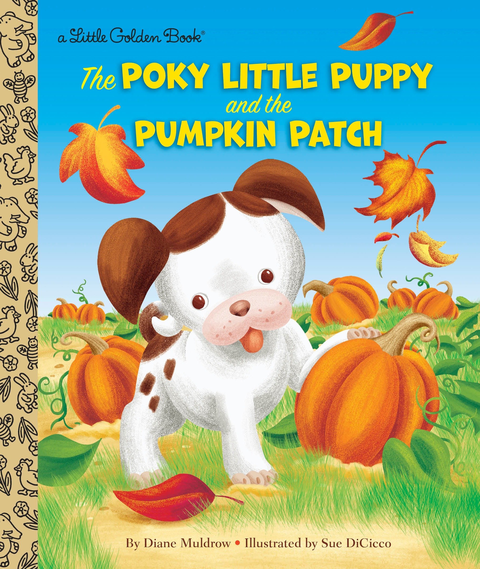 the poky little puppy and the pumpkin patch (a little golden book)